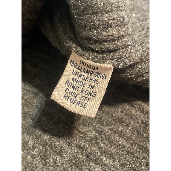 Cabela’s Outfitter Series 100% Lambs Wool 1/4 Zip Men’s Size XL Brown - Picture 7 of 8